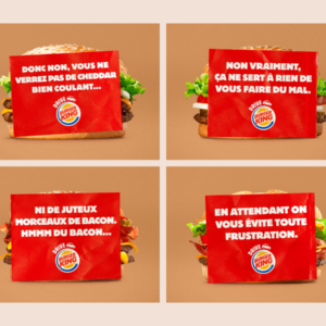 Burger King communication-restaurants-drive-livraison-burgers-réseaux sociaux-Instagram-Facebook-Twitter-confinement-covid-19-communication-promotion-mesures-street marketing-réouverture-site-image